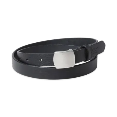 NEIGHBORHOOD Leather Belt Narrow "Black"