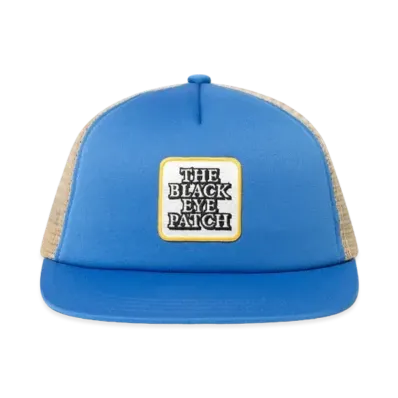 Black Eye Patch OG Label Mesh Cap "Blue"