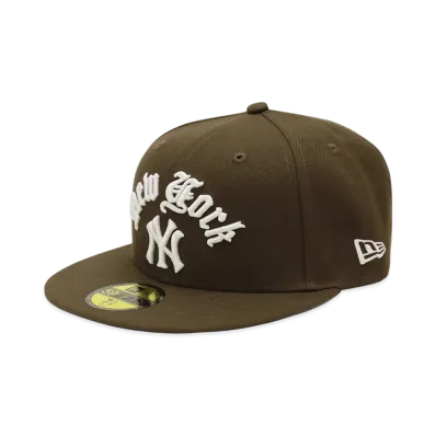 NEW ERA x THE CAP 59Fifty New York Yakees Brilliant Connect "Walnut"