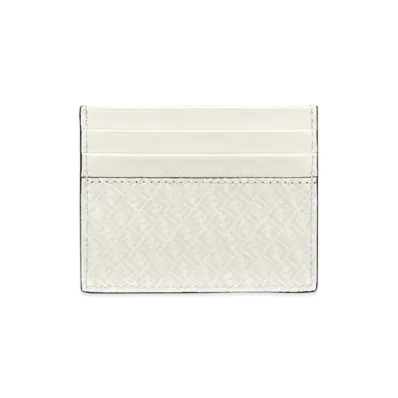 FENDI Card Case Leather Card Case "White"