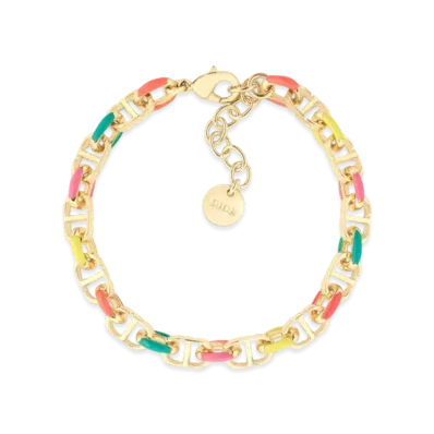 Dior Dioriviera Petit CD Bracelet Metal and Lacquer "Multicolored"
