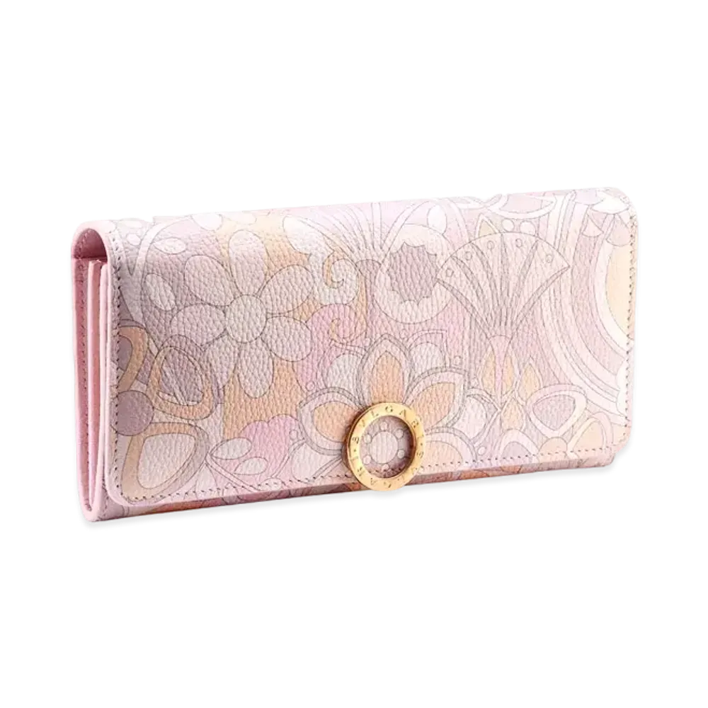 BVLGARI BVLGARI Primavera Large Wallet "Pink"