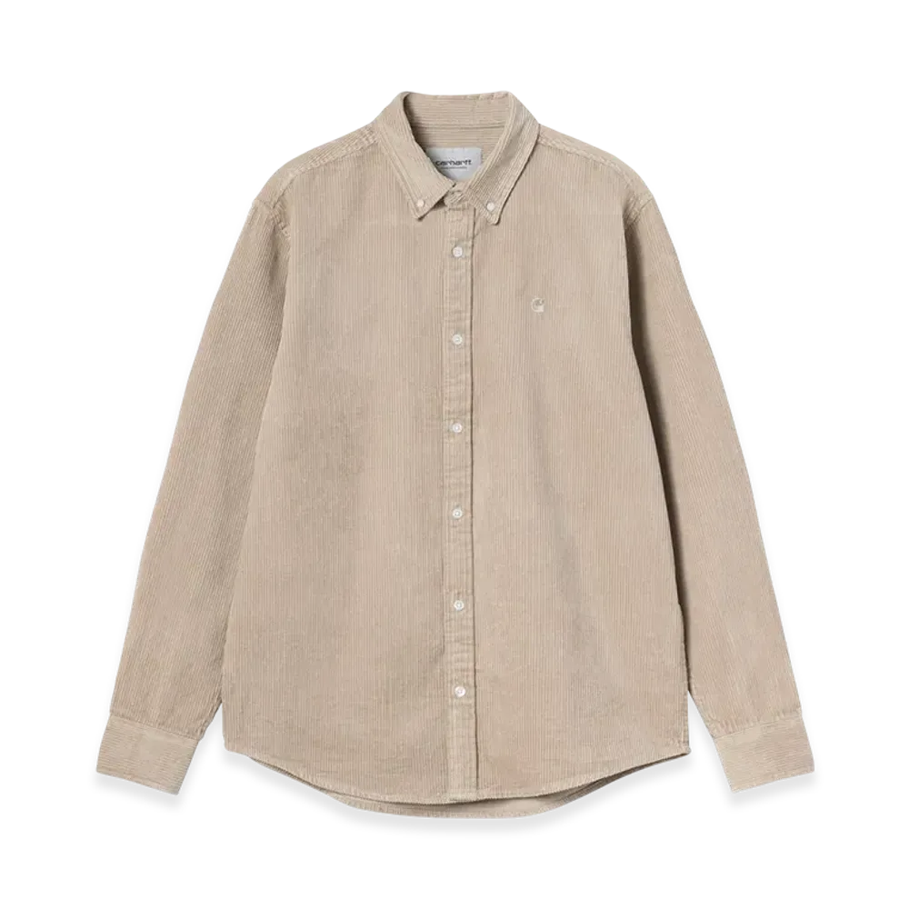 Carhartt WIP L/S Madison Cord Shirt "Wall/Wall"