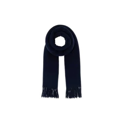 Maison Kitsune Fox Head Wool Scarf "Classic"