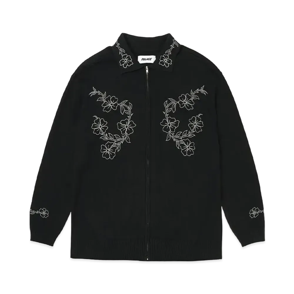 PALACE Flexus Zip Longsleeve "Black"