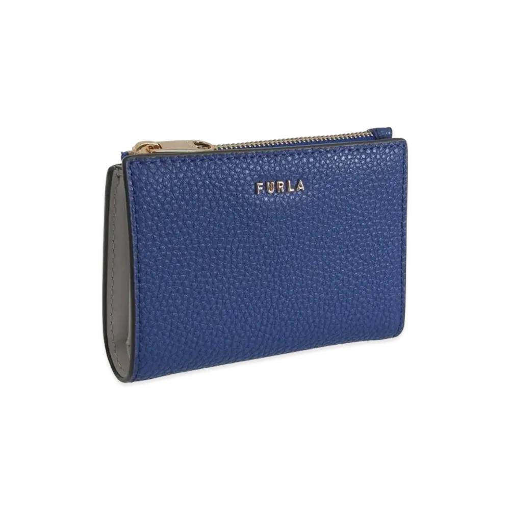 FURLA Ritzy S Bifold W Zip Wallet "Navy"