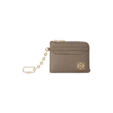 LOEWE Anagram Square Coin Card Holder "Taupe"