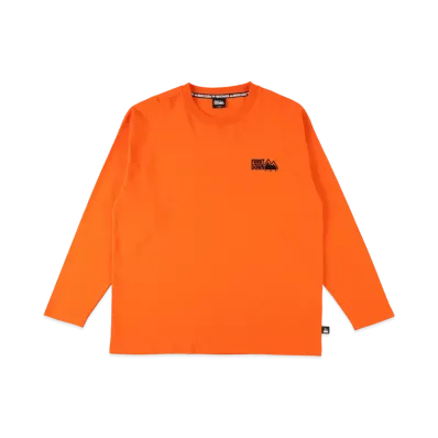 FIRST DOWN L/S EMBROIDERY TEE "Orange"