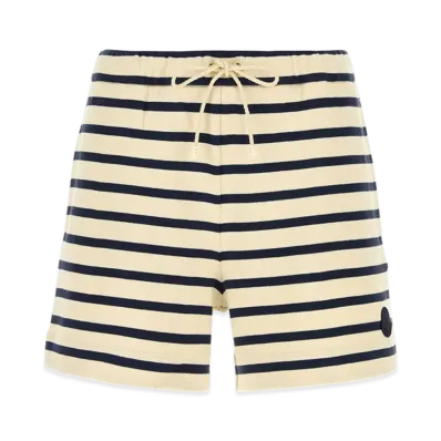 MONCLER Women's Embroidered Cotton Shorts "Multicolor"