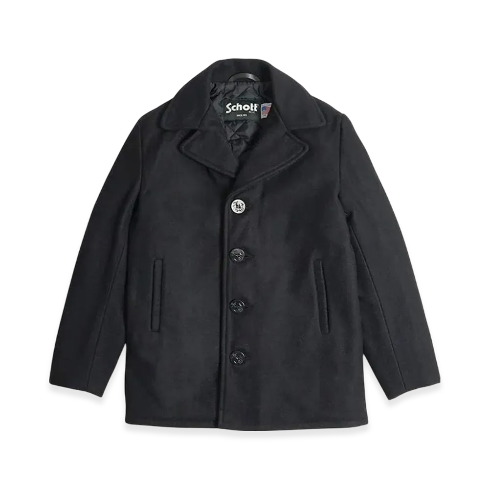 Schott Special Edition 756TG Mens Wool Single Peacoat "Navy"