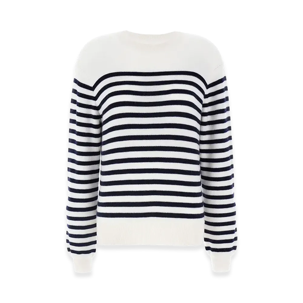 KHAITE Women's 'Viola' Sweater "Black/White"