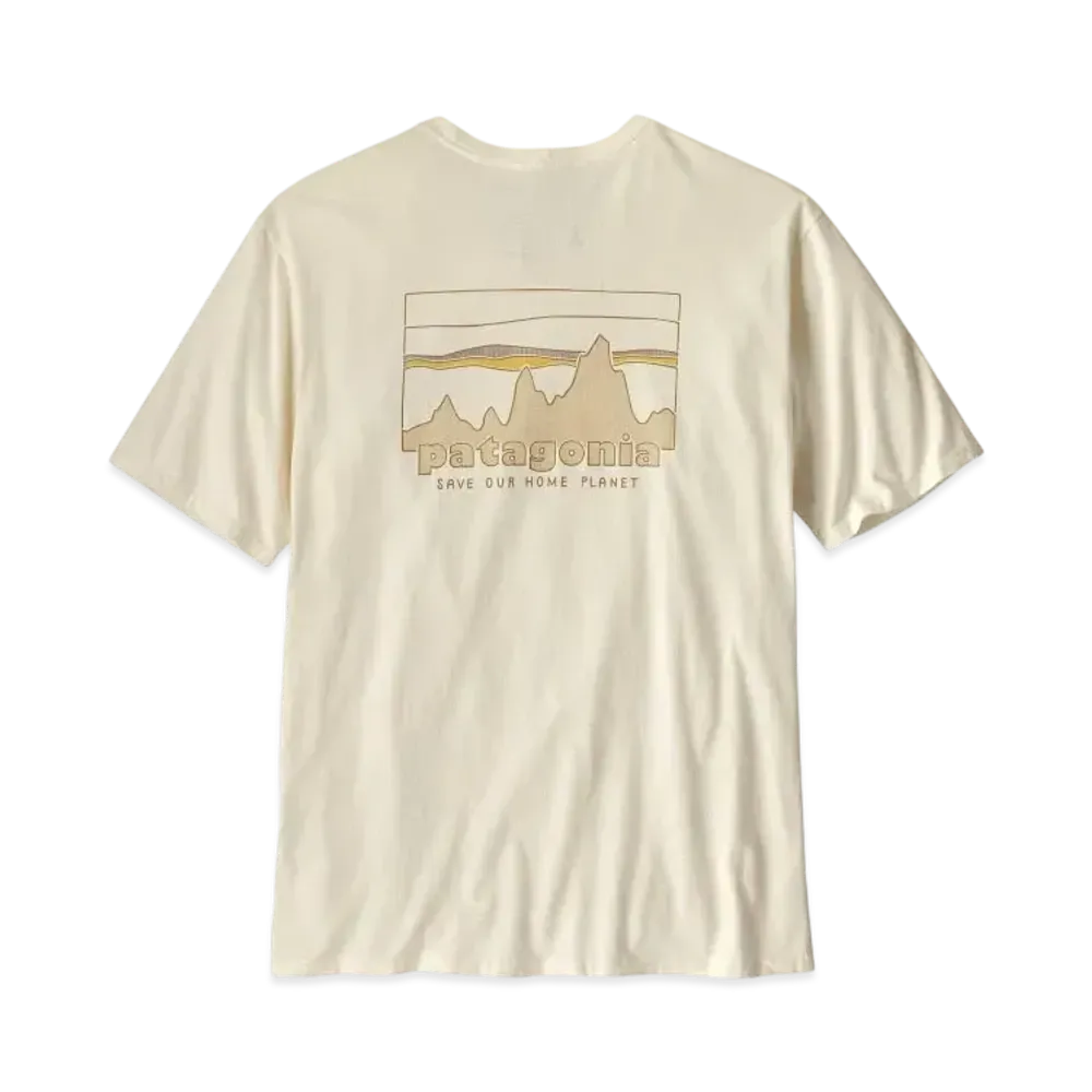 Patagonia Men's 73 Skyline Organic Tee "White"