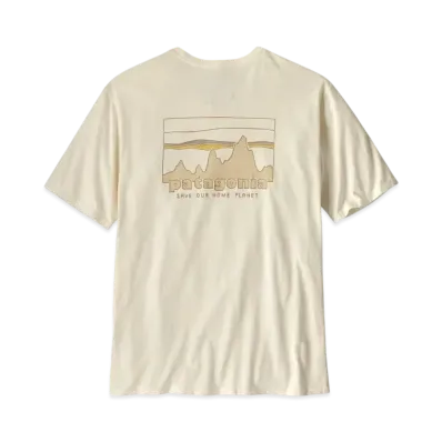 Patagonia Men's 73 Skyline Organic Tee "White"