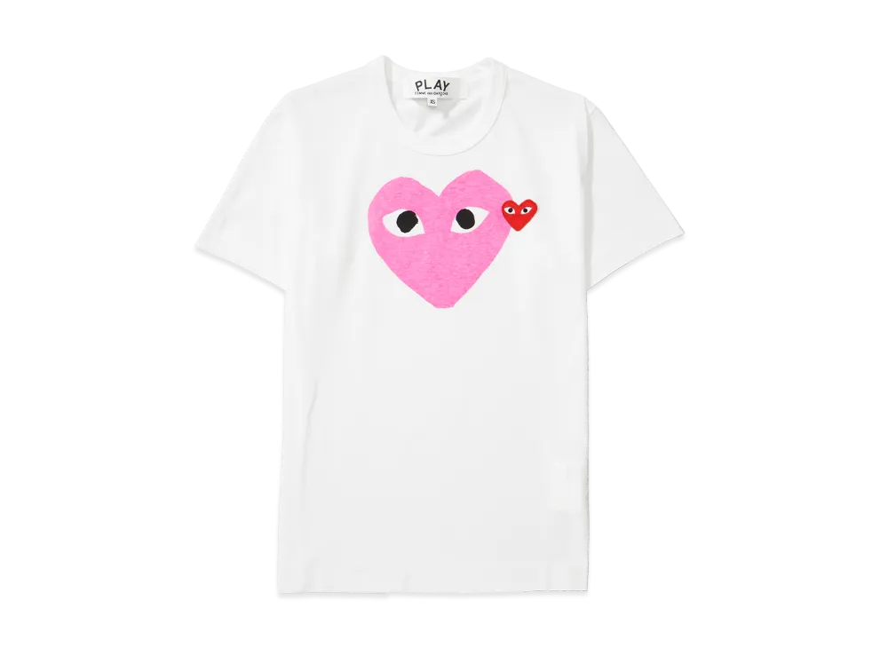 COMME des GARCONS PLAY CDG AX-T106-051 "Pink"