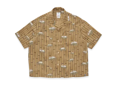 visvim Copa Shirt S/S Bamboo (Chirimen) "Beige"