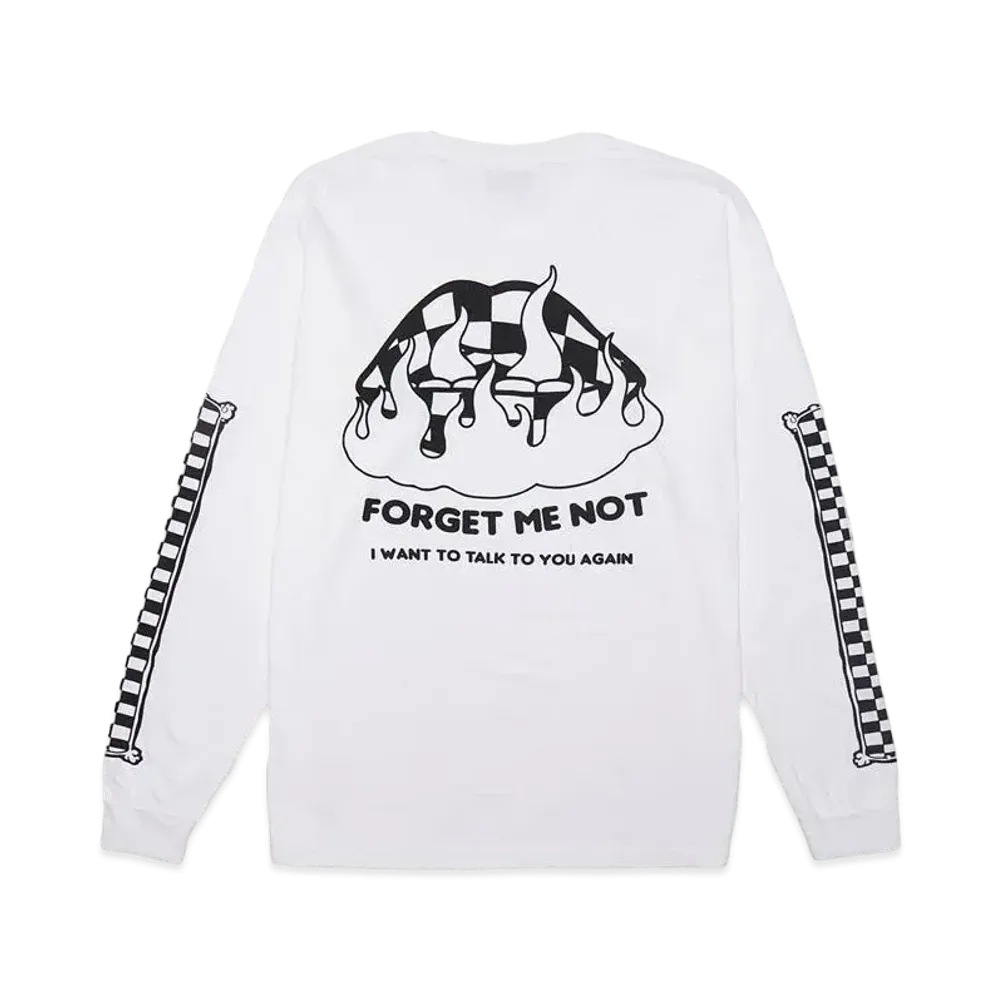 MAYO Checkered Flag Rip Long Sleeve Tee "White"