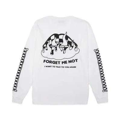 MAYO Checkered Flag Rip Long Sleeve Tee "White"