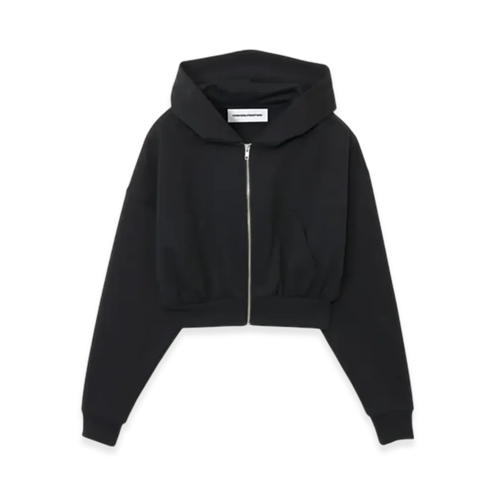 GOD ONLY KNOWS Cropped Sweat Hoodie "Black"