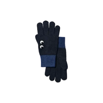 Uniqlo X Anya Hindmarch Heattech Knit Gloves "Navy"