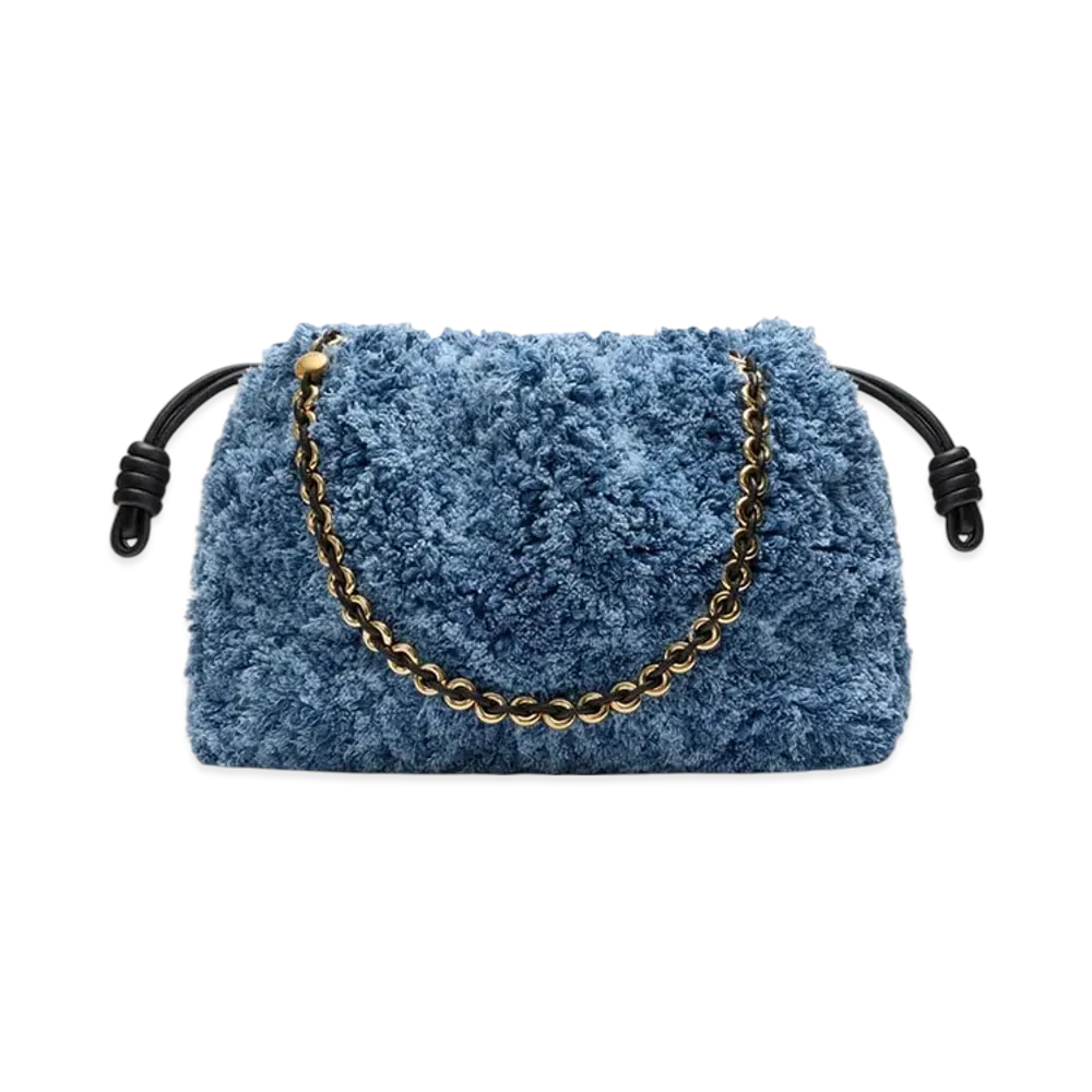 LOEWE Flamenco Purse Medium "Blue"