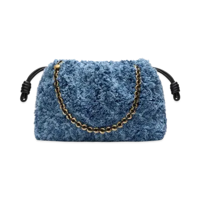 LOEWE Flamenco Purse Medium "Blue"