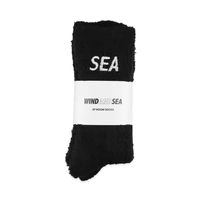 WIND AND SEA 2P SEA Room Socks "Black"