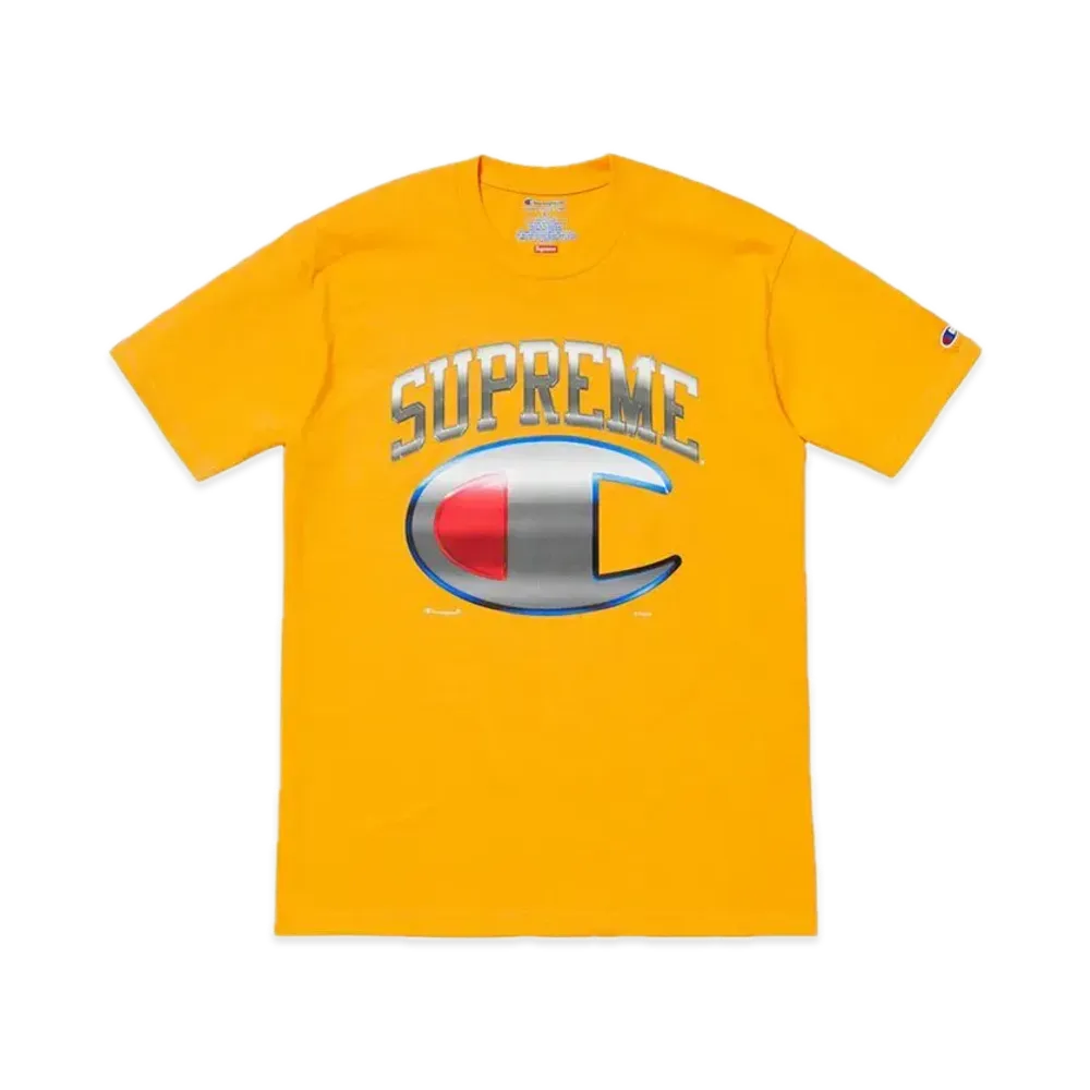 Supreme x Champion Chrome S/S Top "Gold"