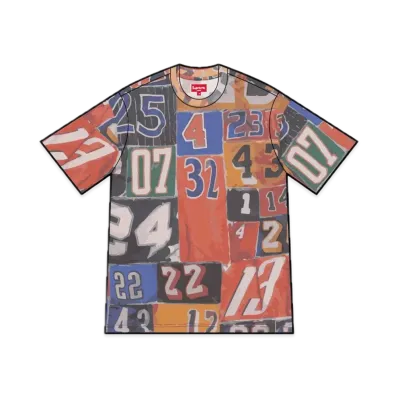 Supreme Jersey Collage S/S Top "Multi"