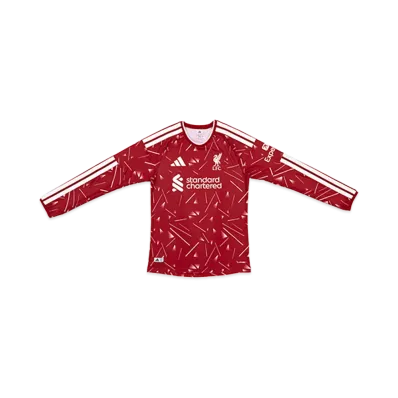 adidas 26-27 Liverpool Home Authentic Long Sleeve Jersey "Red"