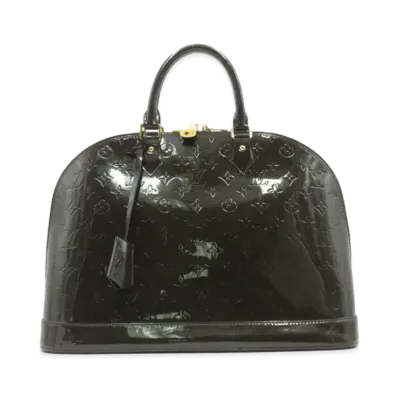 Louis Vuitton Alma MM Monogram Vernis "Terre d'ombre"