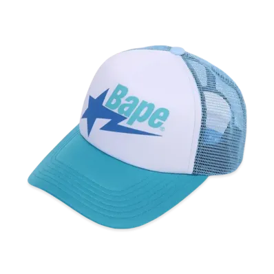 A BATHING APEBape Sta Mesh Cap "Blue"