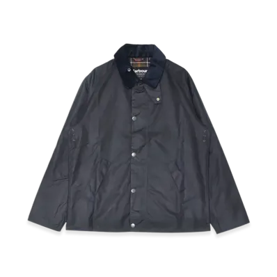 Barbour Tracker Waxed Jacket "Navy"