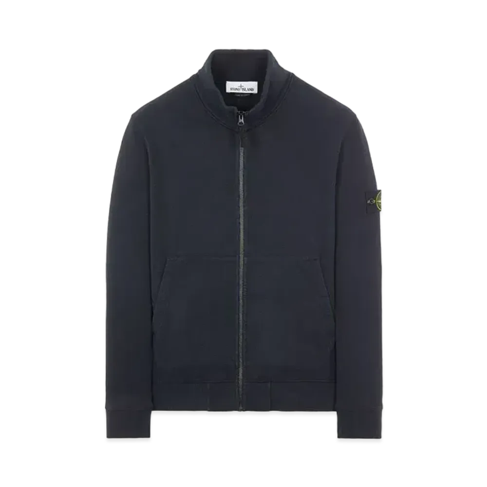 Stone Island 66120 BRUSHED COTTON FLEECE "Blue"