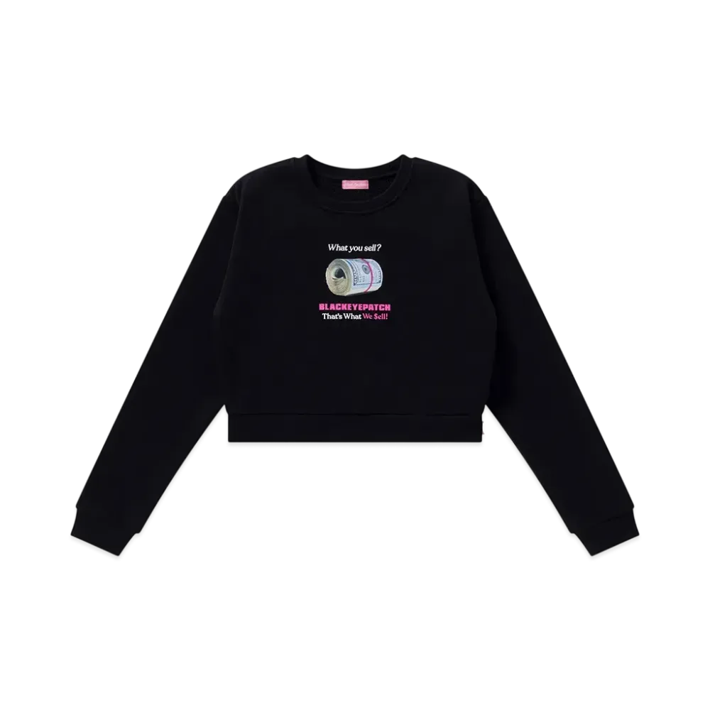 BlackEyePatch What We Sell Crew Sweat "Black"
