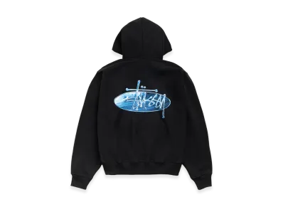 Stussy Wave Oval Hoodie "Black"