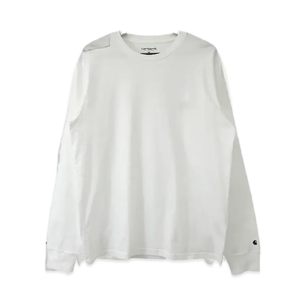 Carhartt WIP L/S Base T-Shirt "White/Black"