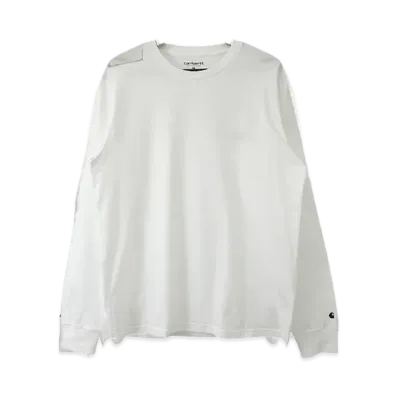 Carhartt WIP L/S Base T-Shirt "White/Black"