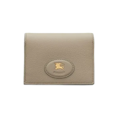 Burberry Women's Bloomsbury Folding Card Case "Mushroom Beige/Mallow Pink"