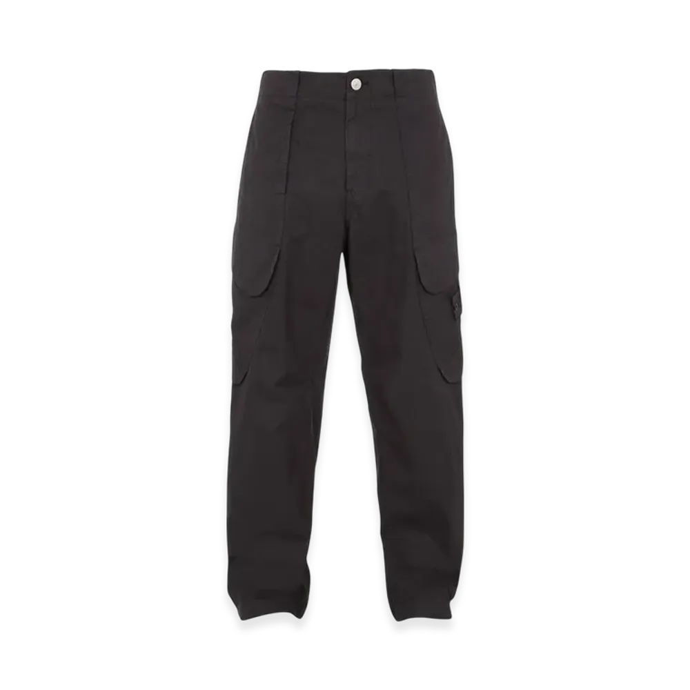 Stone Island Shadow Project 30417 Cotton Nylon Ripstop TC Cargo Trousers - 23SS "Black"