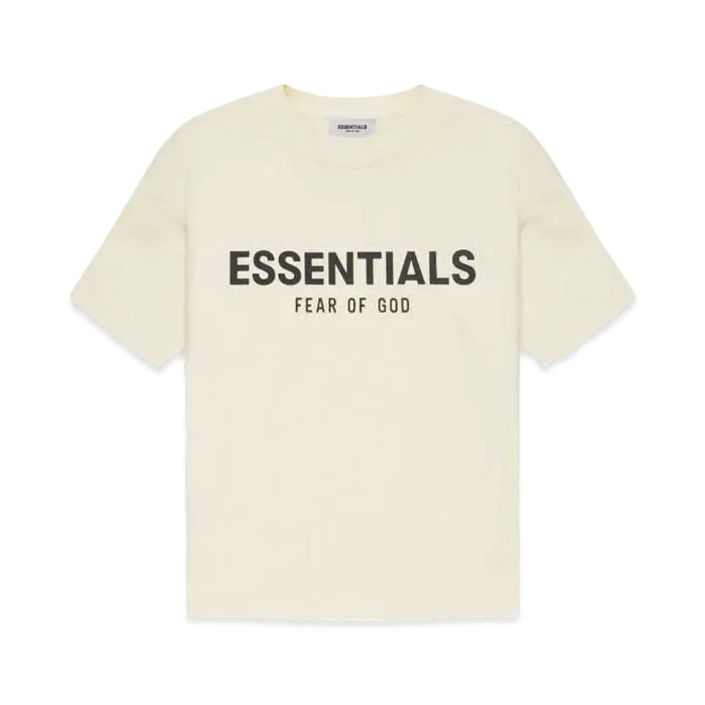 FEAR OF GOD ESSENTIALS Kids Short Sleeve Tee "Butter cream"