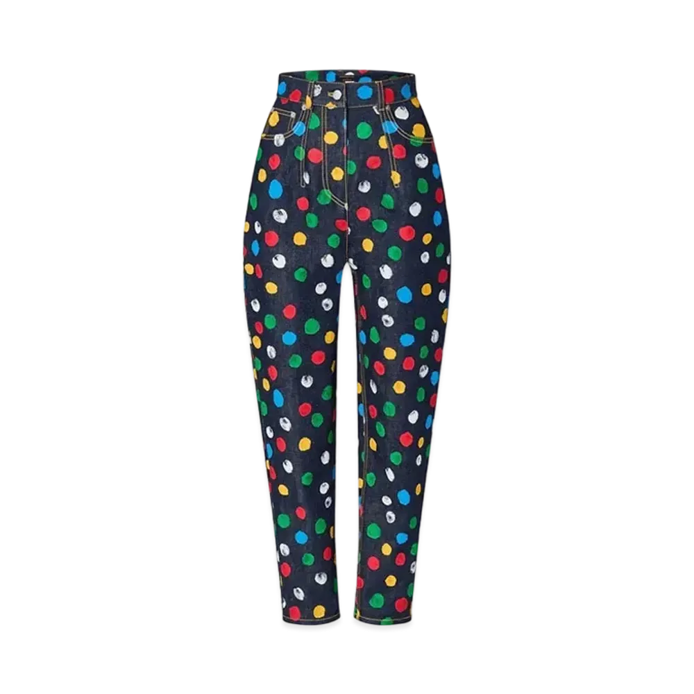 Louis Vuitton x Yayoi Kusama Painted Dots Denim Jeans