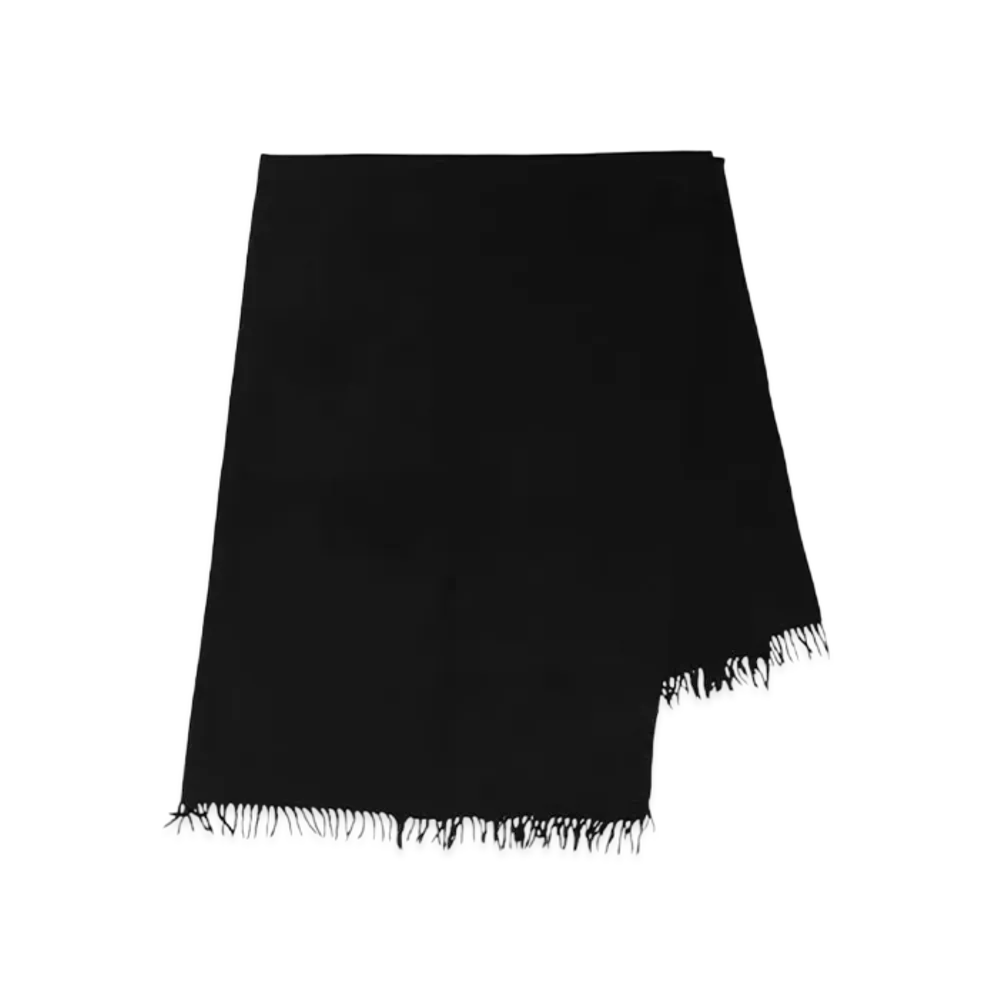 COMOLI Cashmere Stole "Black"