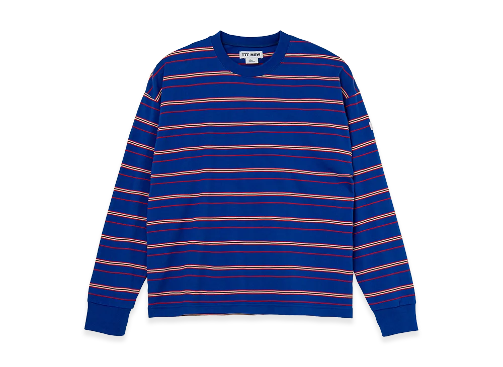 TTTMSW Border Long Sleeve Tee "Blue"