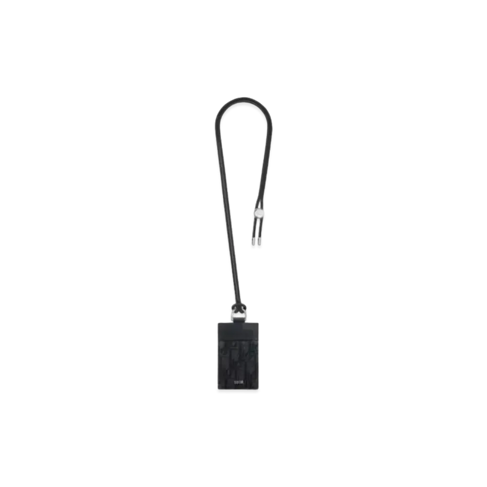 Dior D Touch Vertical Card Holder "Black"