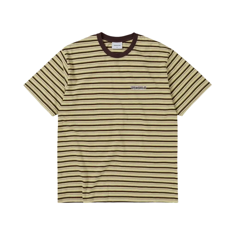 thisisneverthat '09World Striped Tee "Brown"