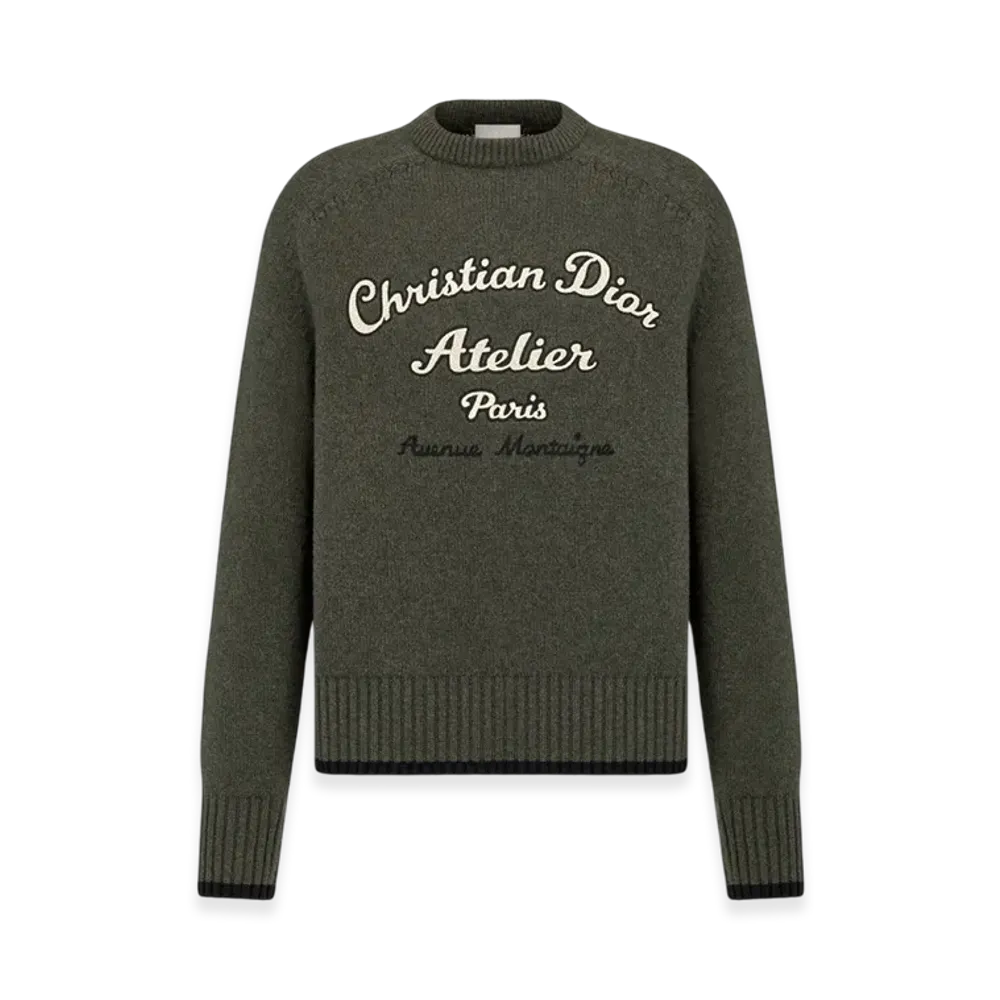Dior Christian Dior Atelier Sweater Wool Jersey "Khaki"