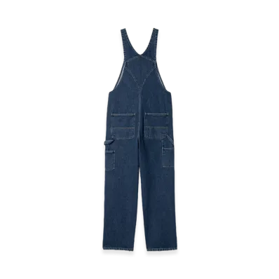 Carhartt WIP Double Knee Bib Overall "Blue Stone Washed"