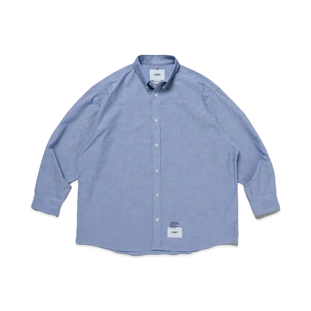 WTAPS BD / LS / Ctpl. Oxford. Coolmax "Blue"