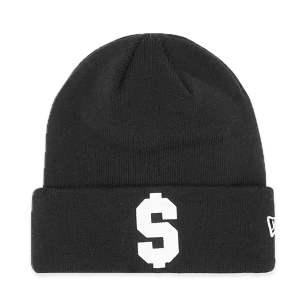 Supreme New Era $ Beanie "Black"