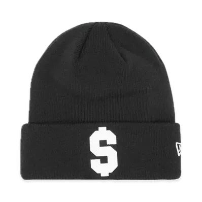 Supreme New Era $ Beanie "Black"